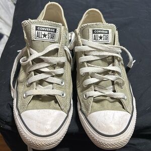 Converse All Star Sage green/grey Canvas Sneakers